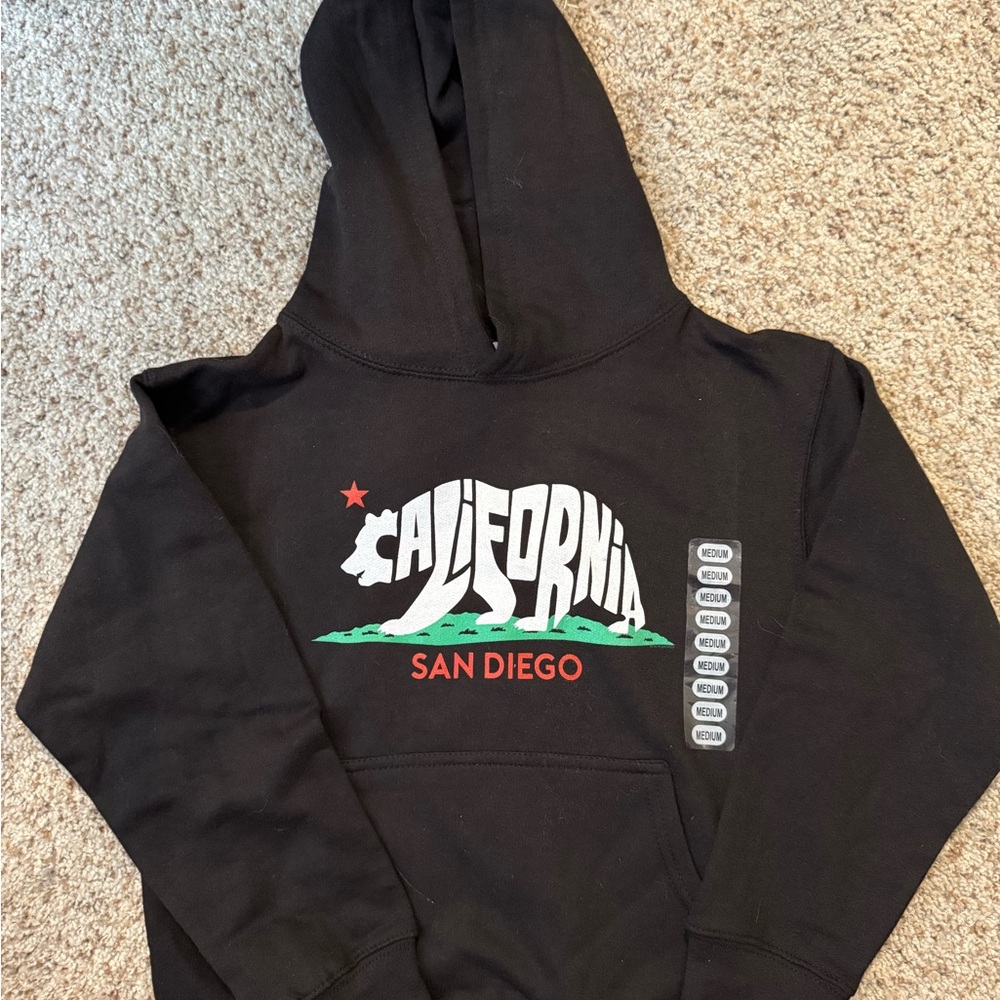 Kids California San Diego Black Hoodie